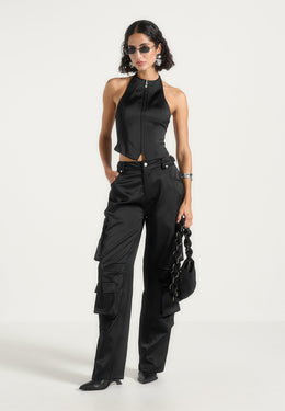 claudette-satin-halterneck-backless-top-black