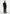 KW003 - Fitted Mock Neck Wool-Blend Sweater - Black