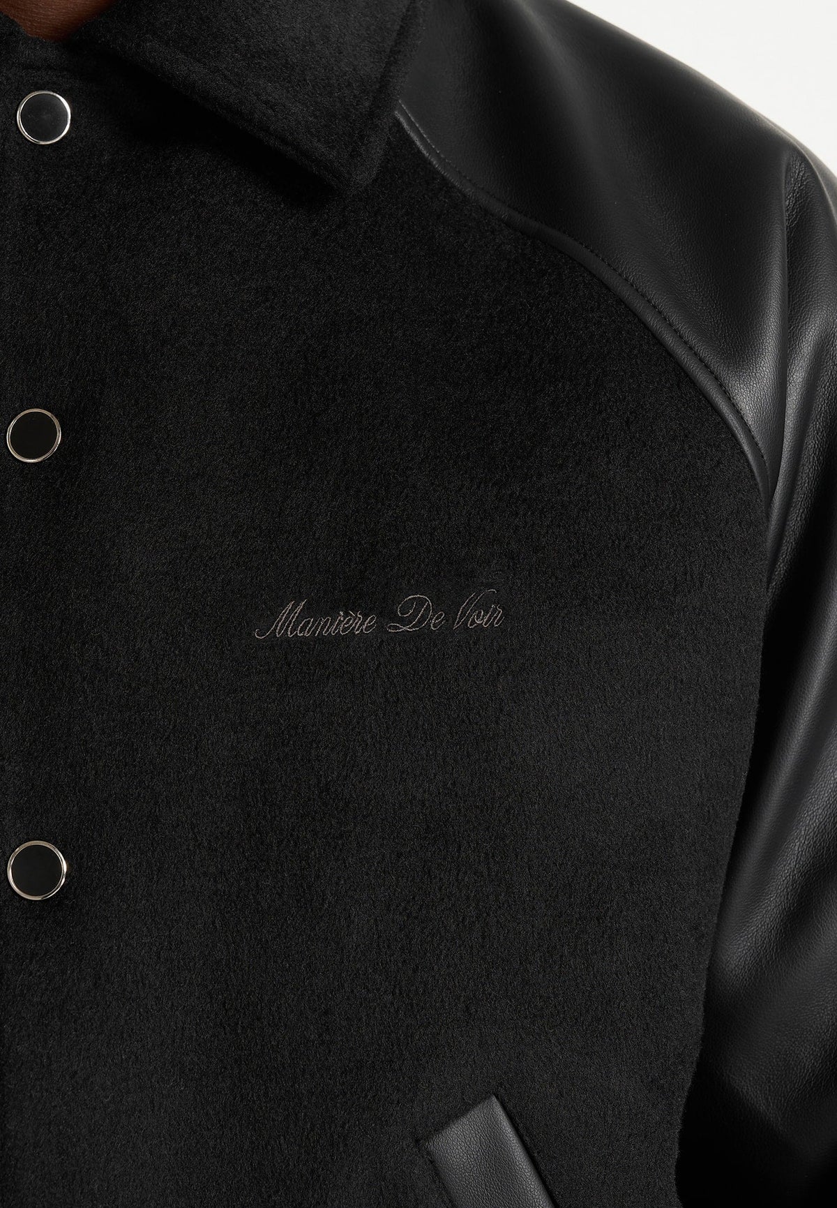 olivier-wool-and-leather-raglan-varsity-jacket-black