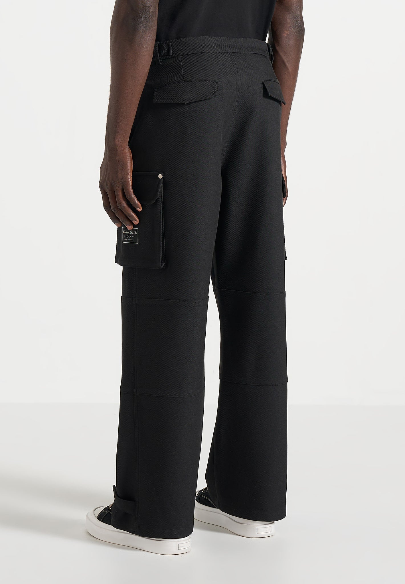 mathis-twill-signature-wide-leg-cargo-trousers-black