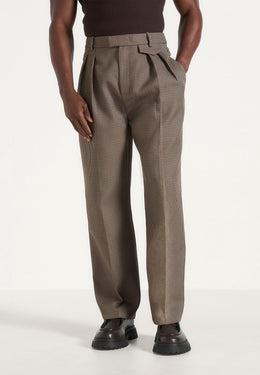 pierre-houndstooth-twin-pleat-pants-brown