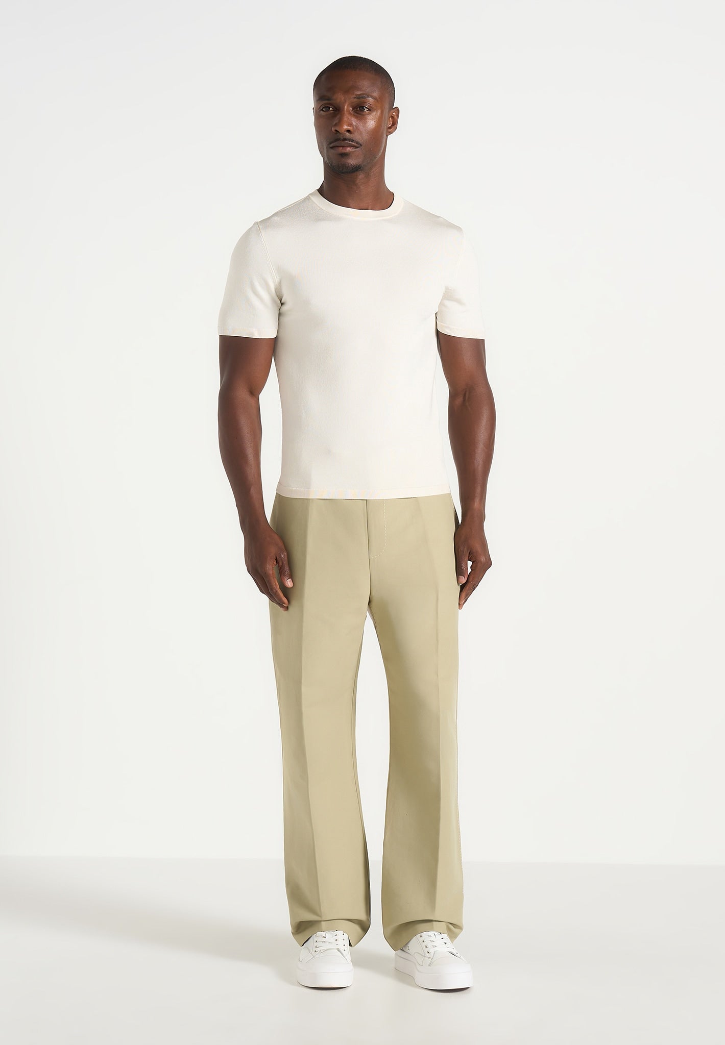 Henri - Foldover Pants - Sage