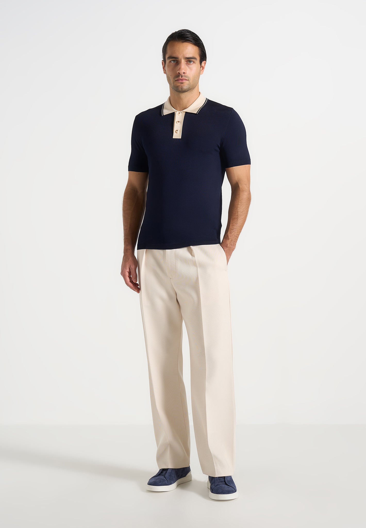roux-contrast-detail-luxe-knit-polo-shirt-navy