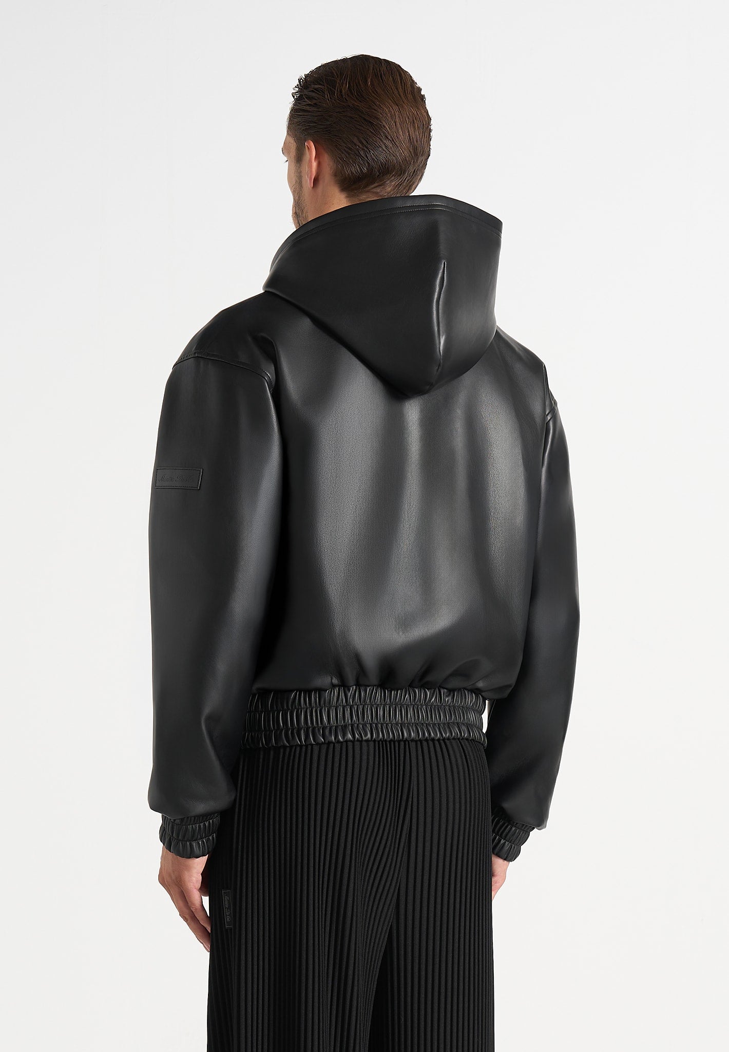 unisex-leather-cropped-hoodie-black1