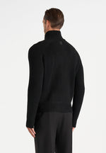 Rami - Suede & Knit Jacket - Black