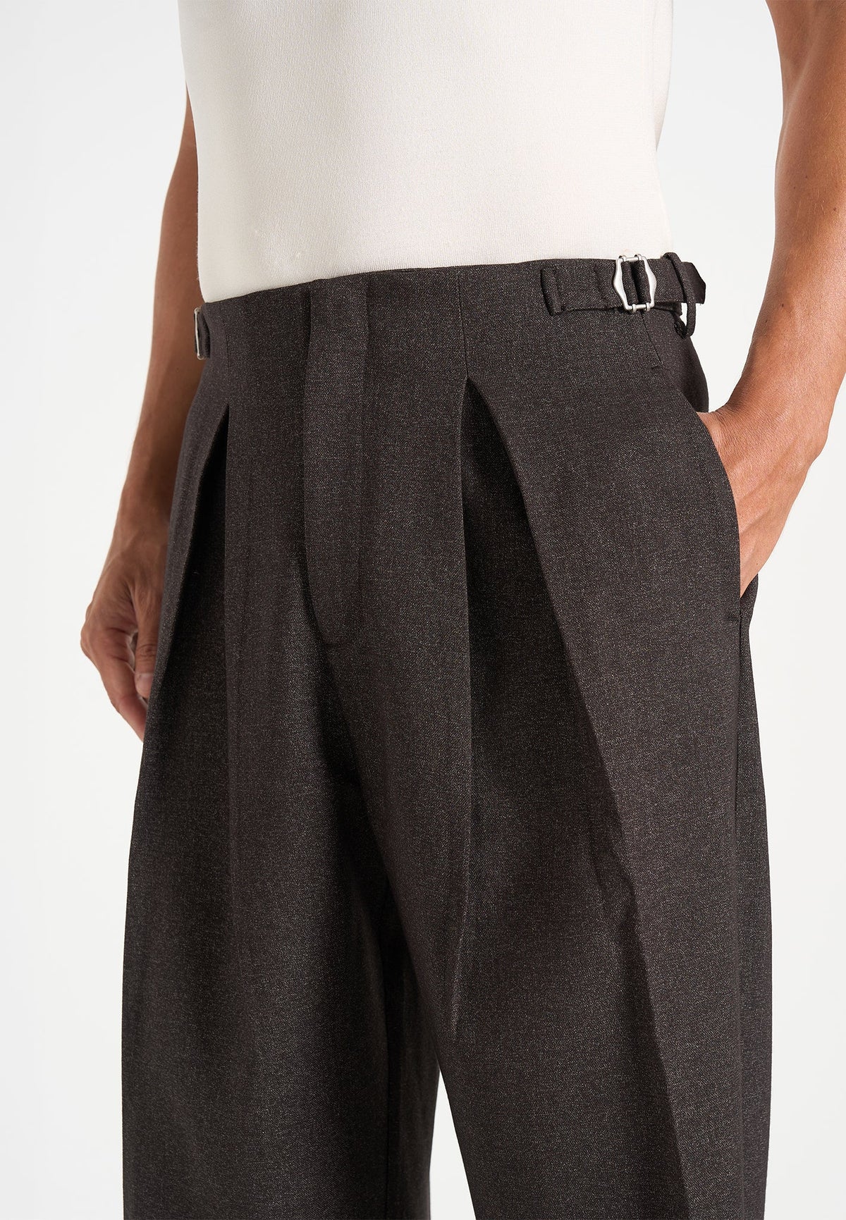 lior-box-pleat-hatched-wide-leg-pants-dark-brown