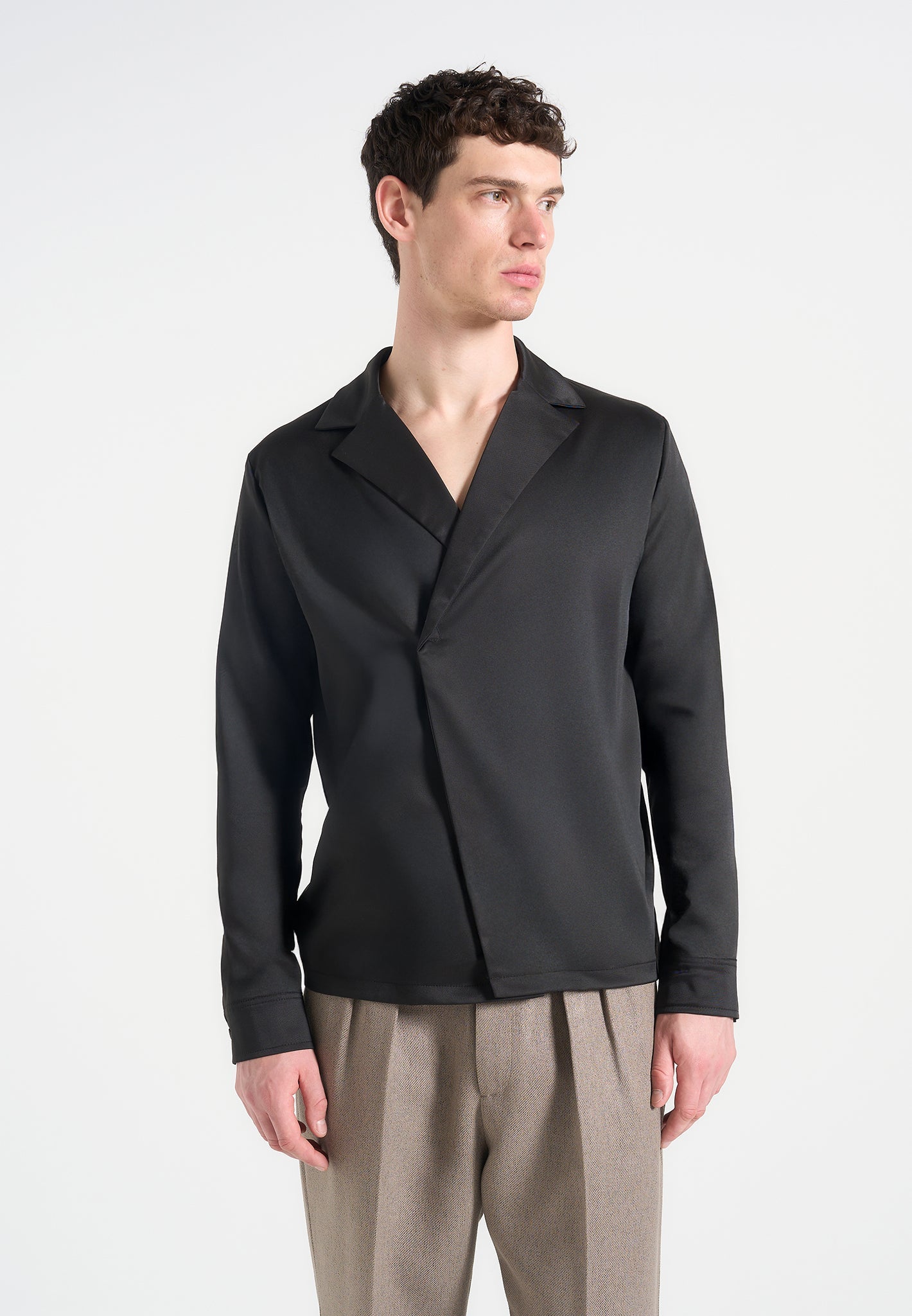 satin-double-breasted-shirt-black