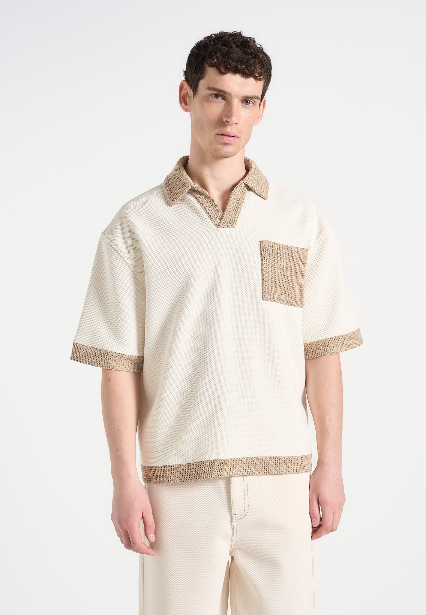 boxy-polo-shirt-with-crochet-detail-cream 