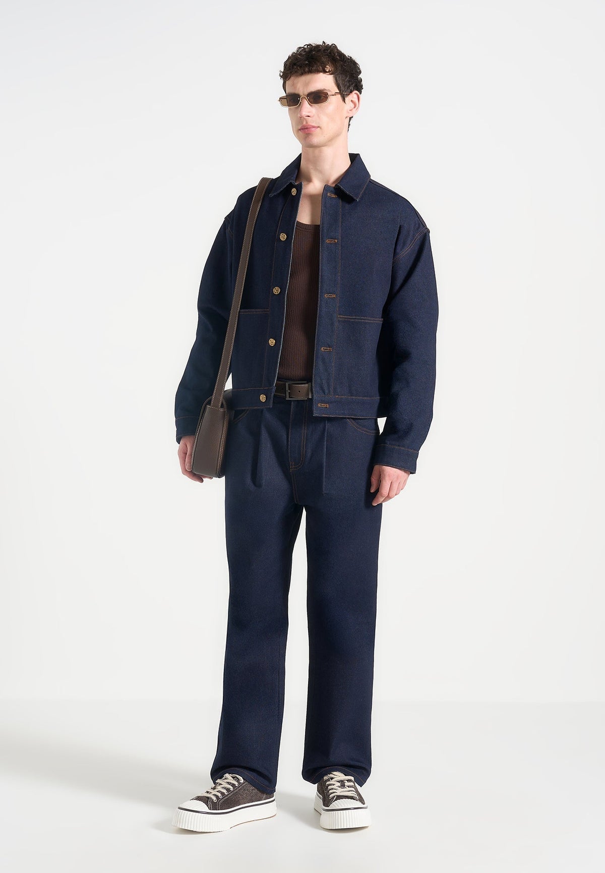 Arnault - Pleated Denim Jeans - Indigo