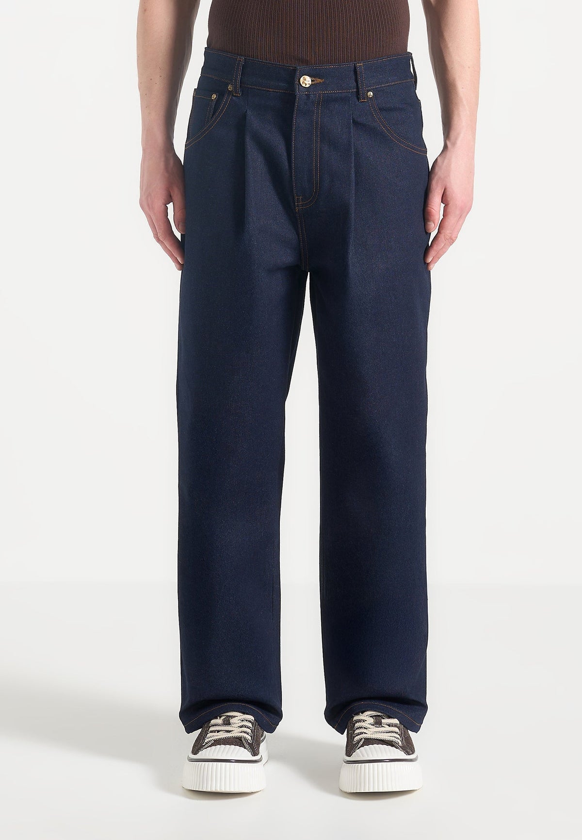 arnault-pleated-denim-jeans-indigo