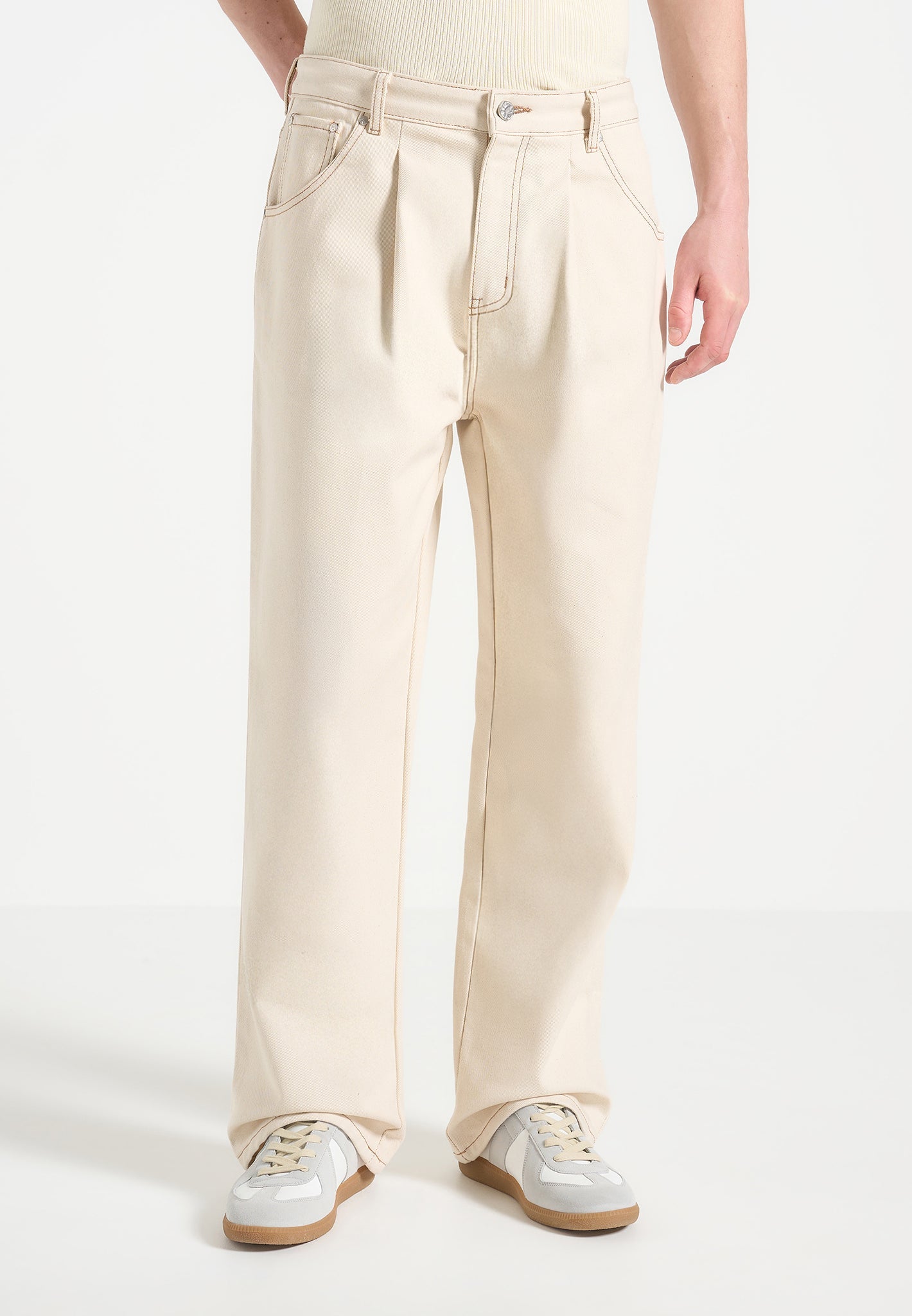 pleated-denim-jeans-cream 