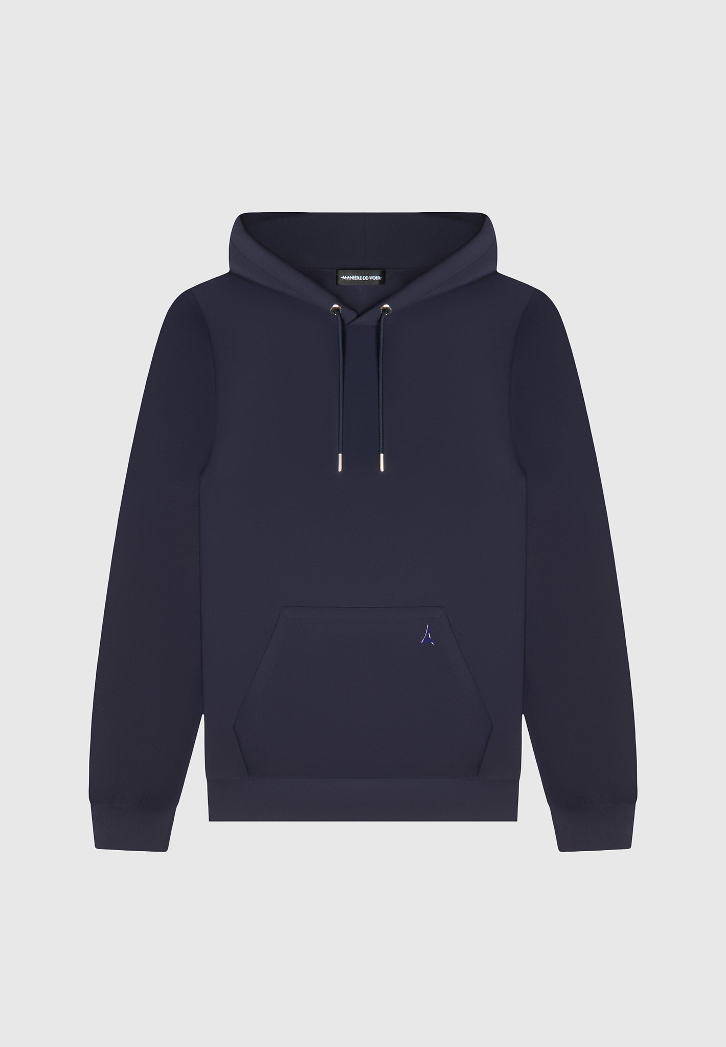 neoprene-regular-fit-hoodie-navy