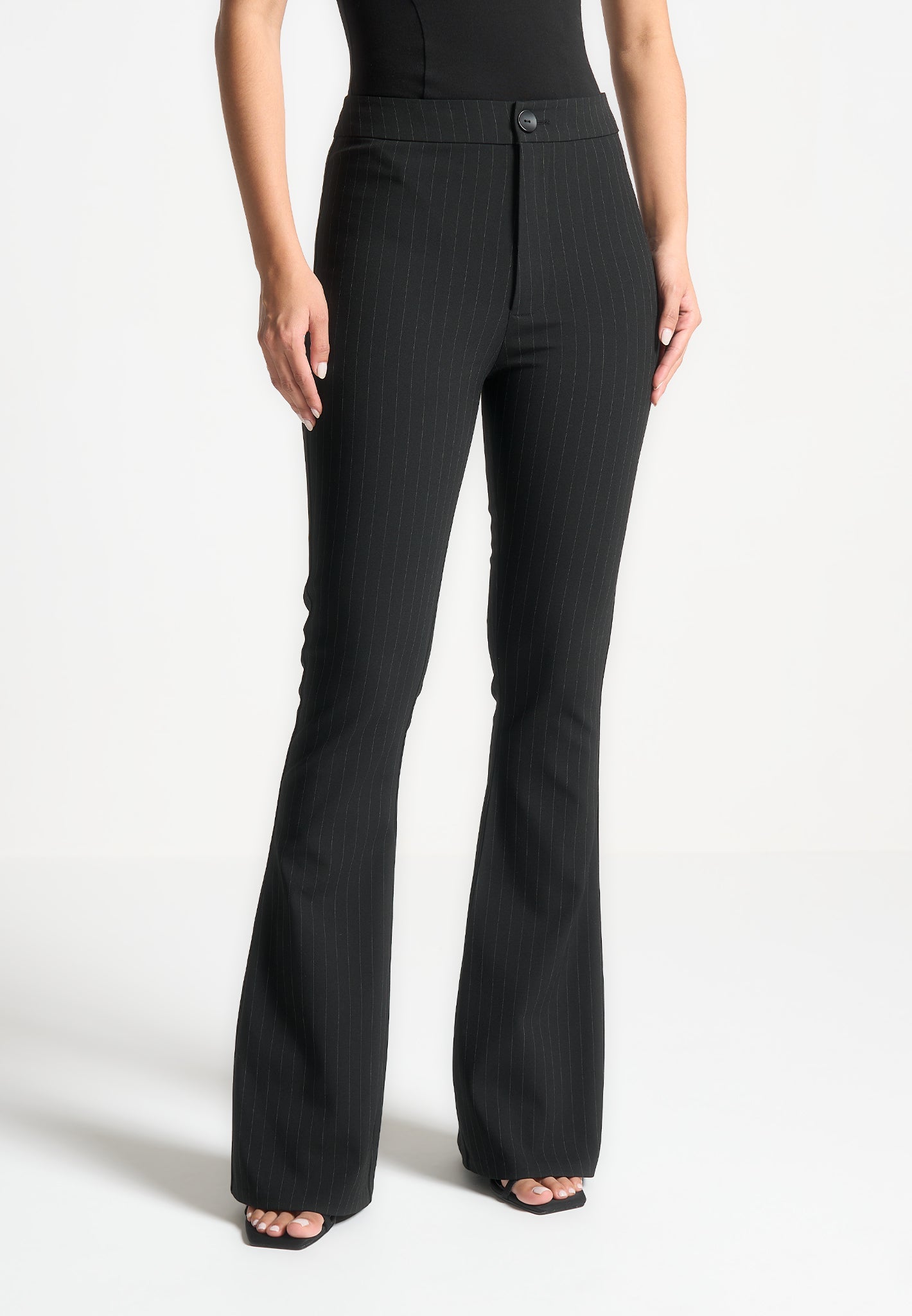 pinstripe-fit-and-flare-leggings-black 