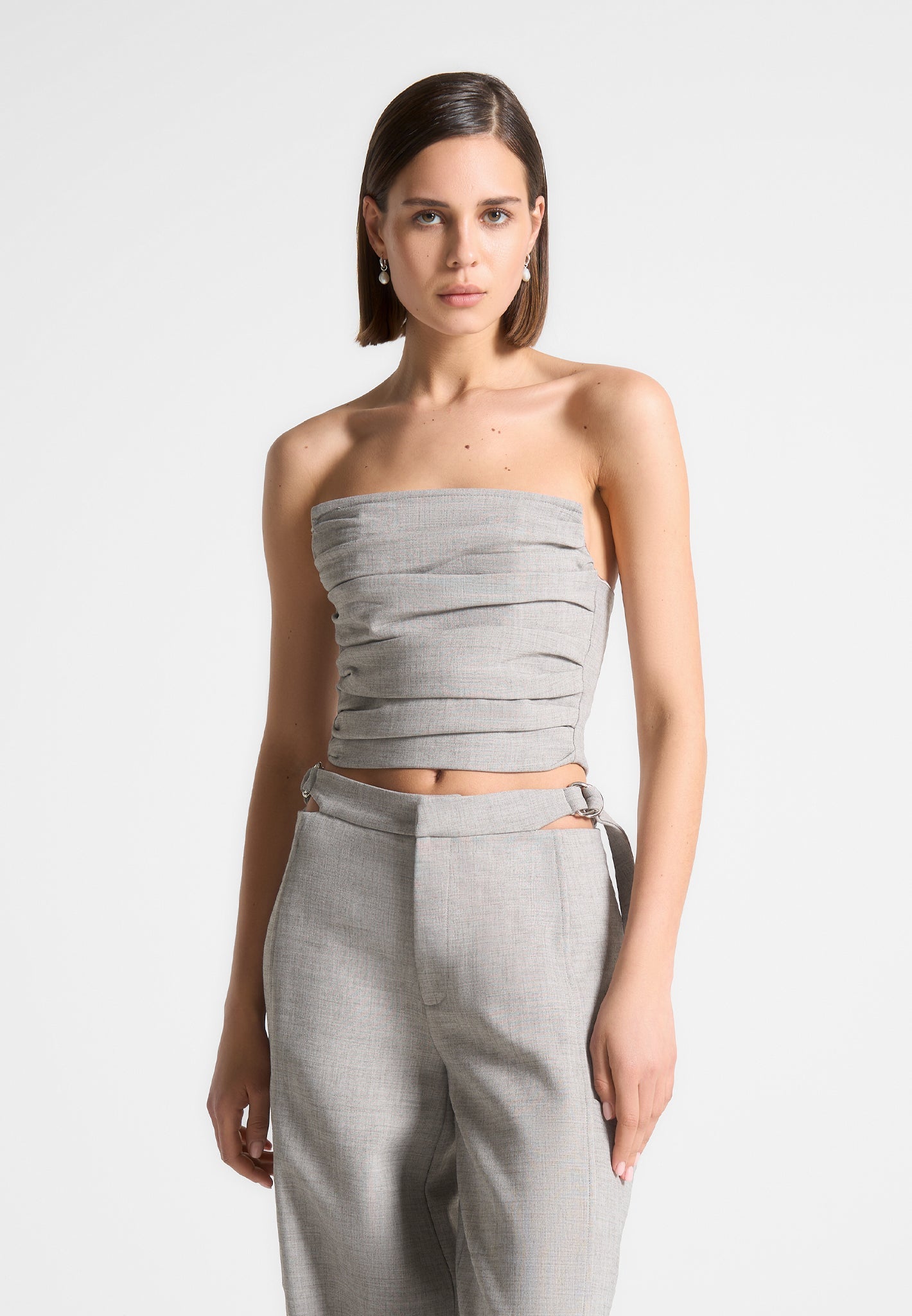 pleated-bandeau-melange-corset-top-beige 