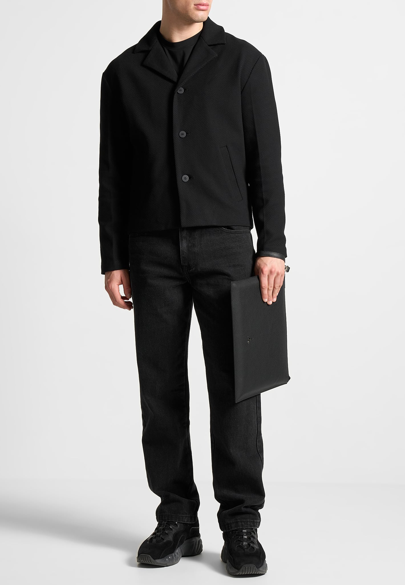 revere-collar-twill-jacket-black 