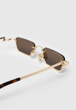 Kai - Frameless Sunglasses - Gold