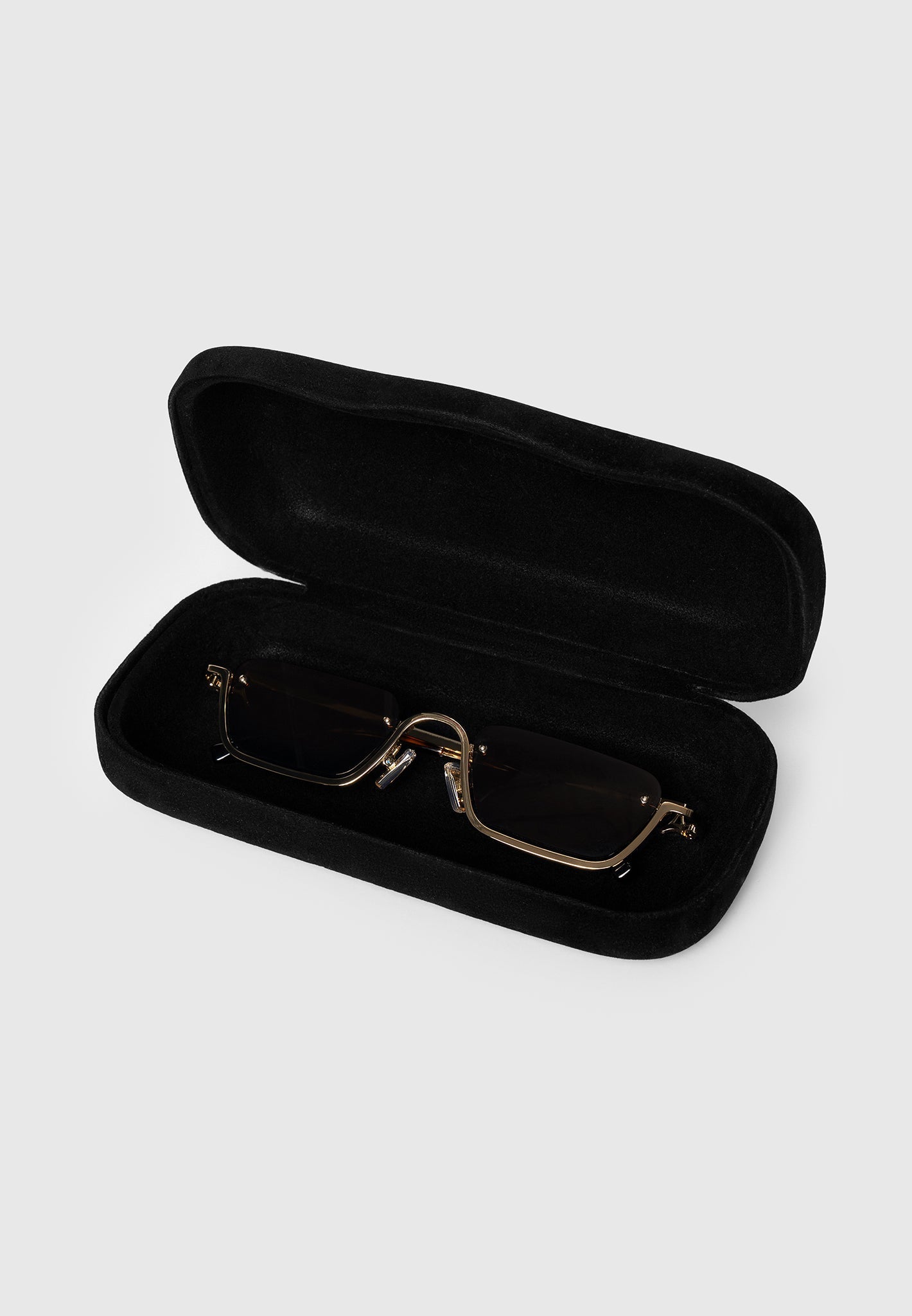 Kai - Frameless Sunglasses - Gold