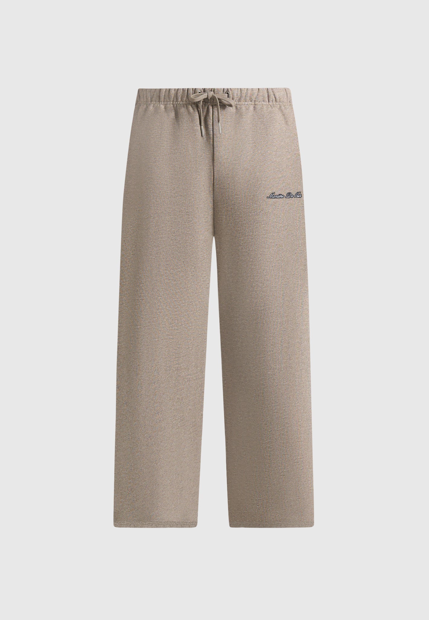 JS003 - Unisex Signature Wide Leg Joggers - Taupe