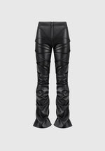 tacked-vegan-leather-flared-trousers-black-1