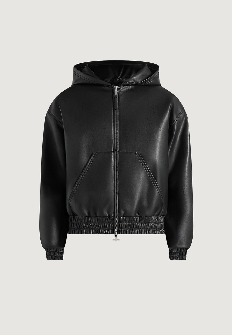 unisex-leather-cropped-hoodie-black1