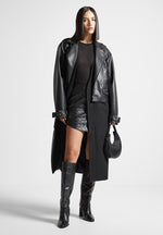 vegan-leather-biker-trench-coat-black