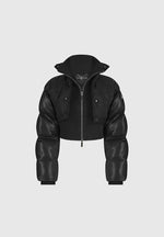 vegan-leather-puffer-sleeve-layered-jacket-black