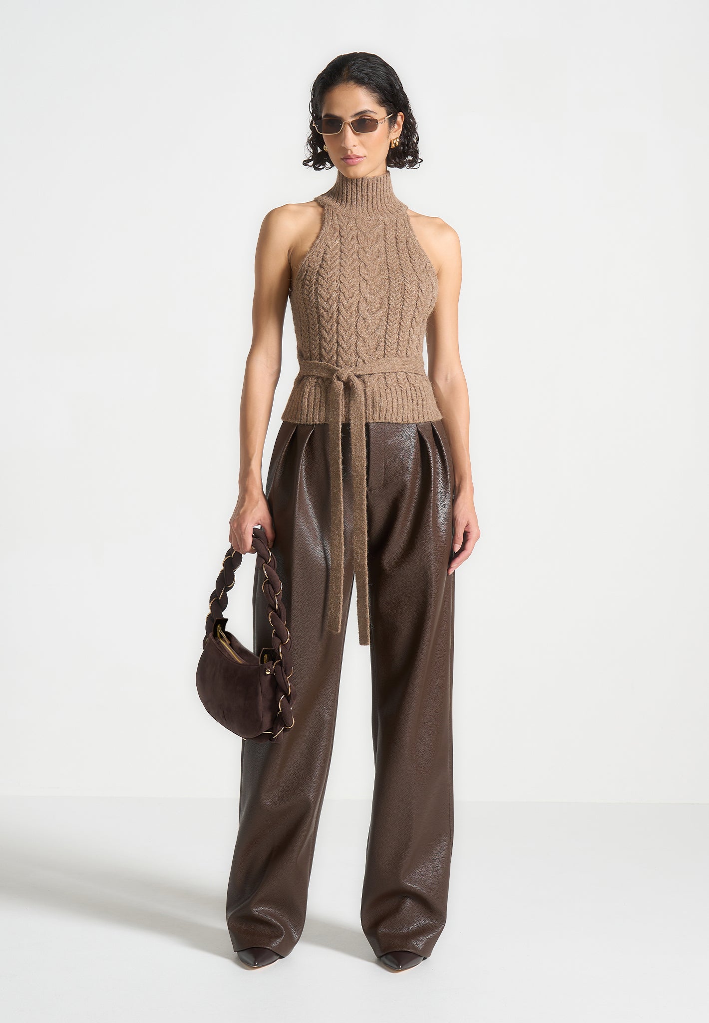pebbled-leather-pleated-stacked-trousers-brown 