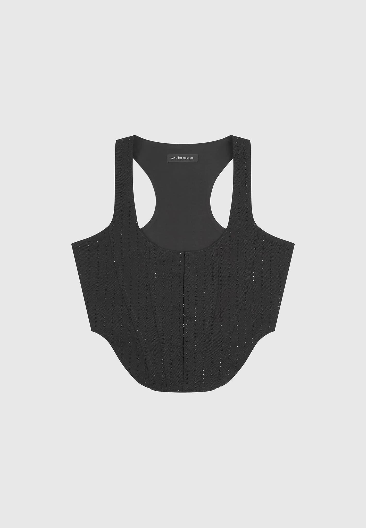 rhinestone-denim-corset-black