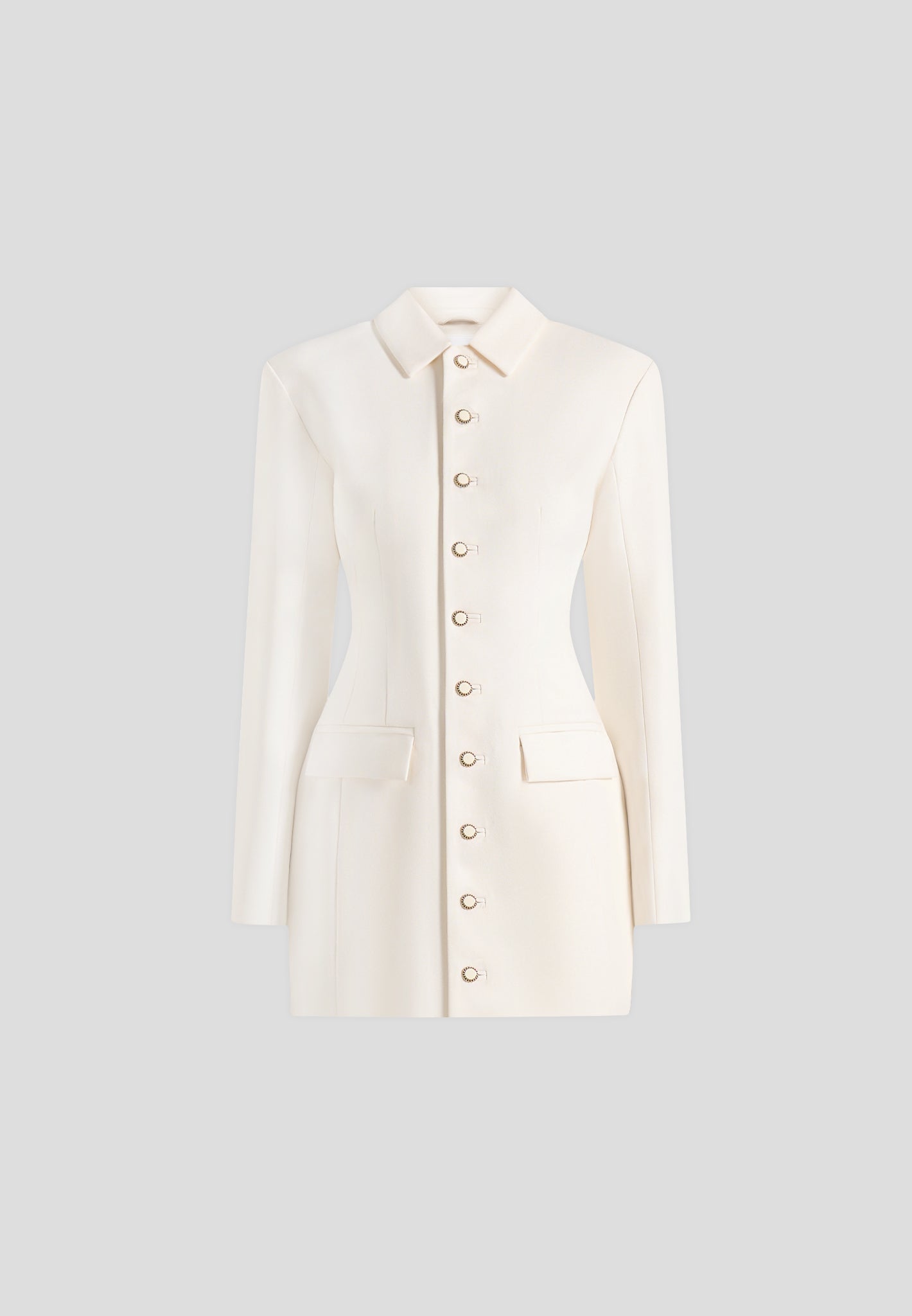 amelie-cinch-button-up-blazer-dress-off-white