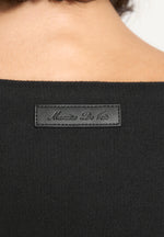 Esme - Belted Knit Maxi Jumper Dress - Black