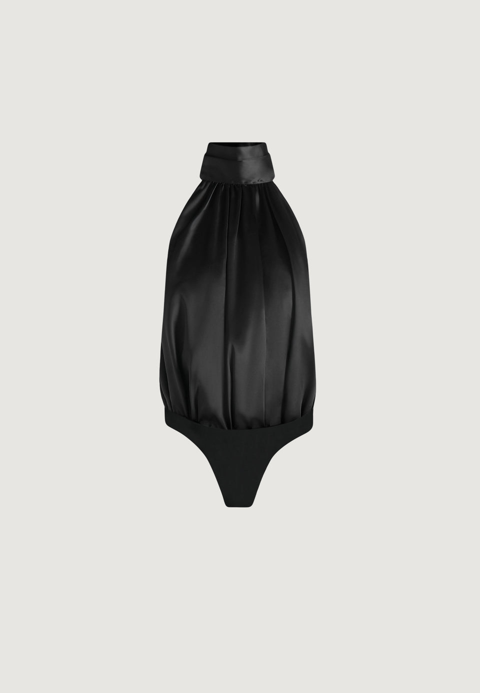 phoebe-satin-tie-neck-blouson-open-back-bodysuit-black