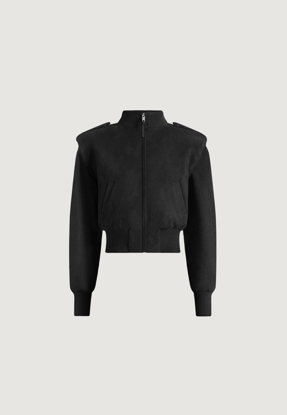delfina-suede-layered-shoulder-cropped-bomber-jacket-black