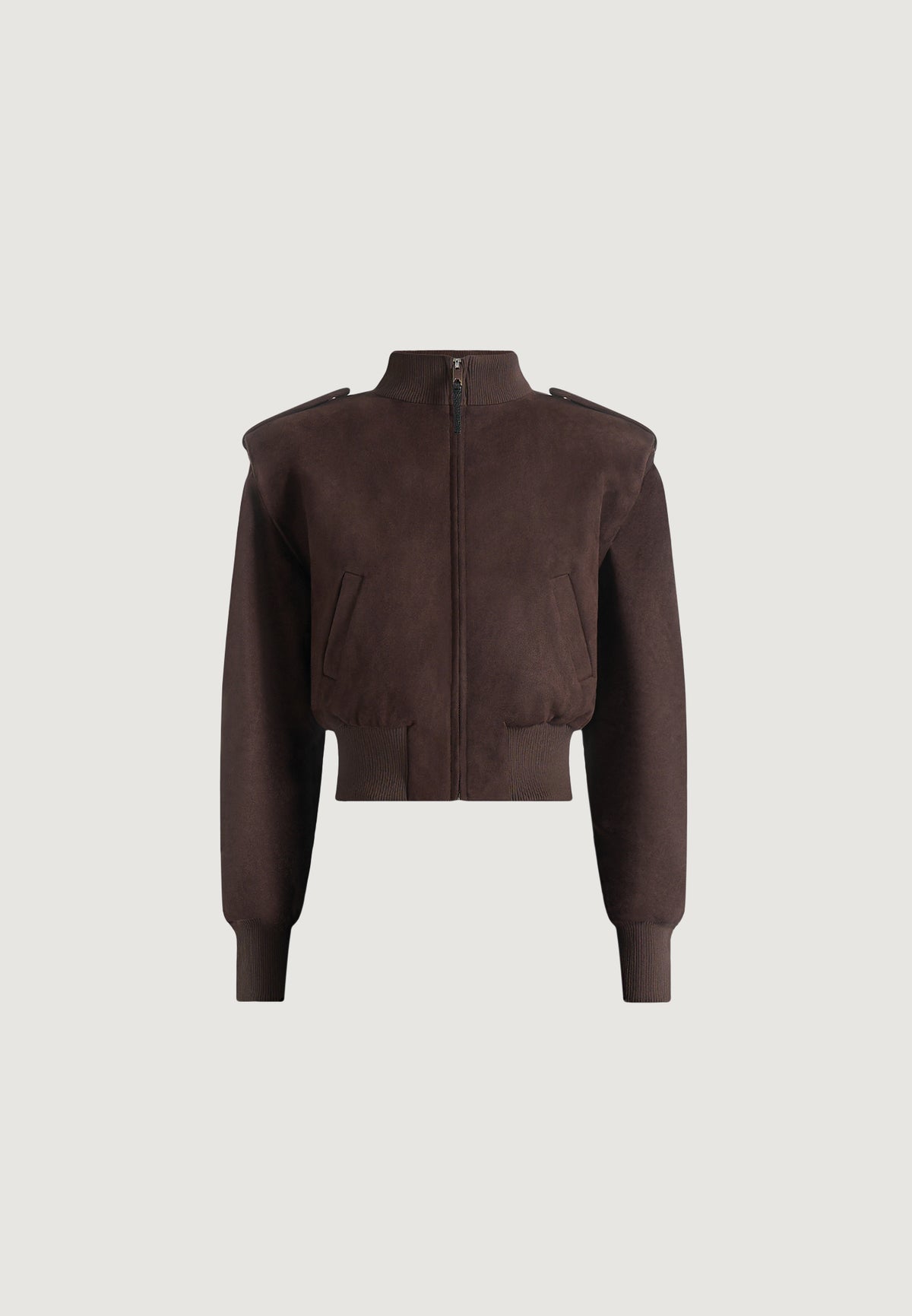 delfina-suede-layered-shoulder-cropped-bomber-jacket-brown
