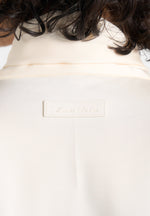 Wilona - Hourglass Scarf Neck Shirt - Ivory