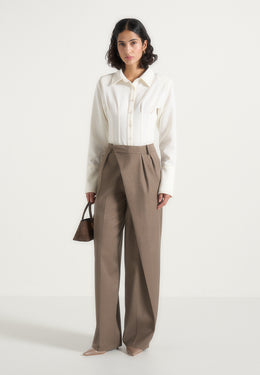colette-tailored-wrap-pleat-pants-taupe