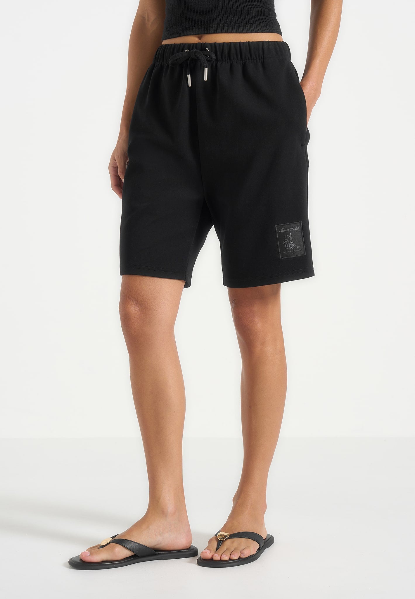 SH001 - Unisex Cotton Shorts - Black