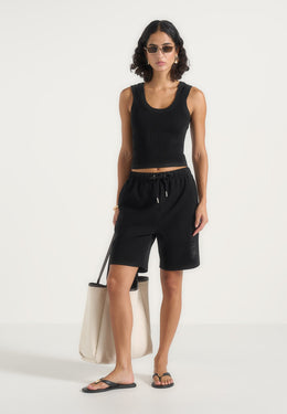 sh001-unisex-cotton-shorts-black