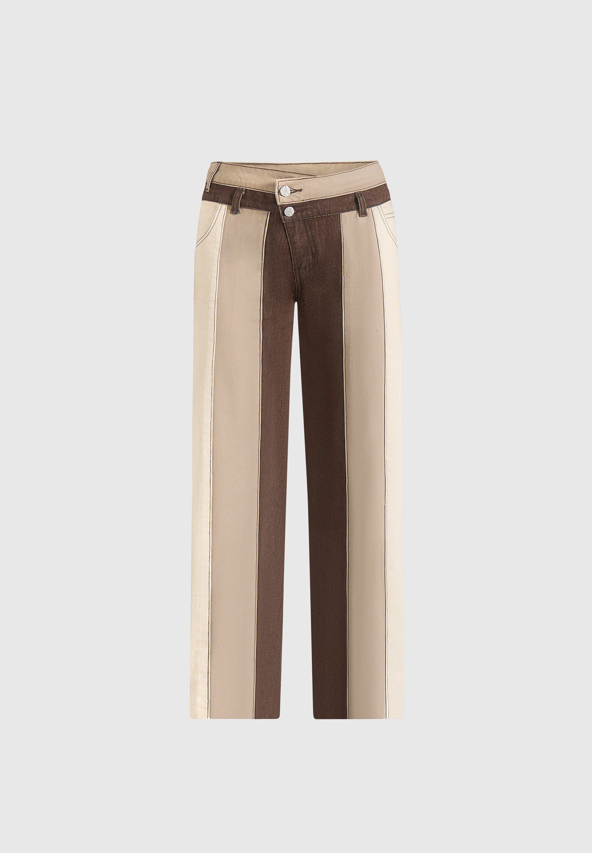 jacinda-colour-block-denim-jeans-beige-brown