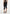 Piper - Pointelle Asymmetric Capri Leggings - Black