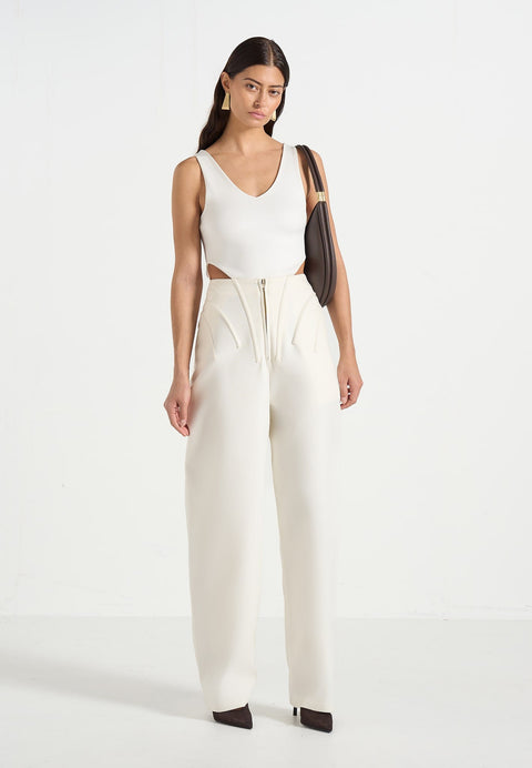  Formal Relaxed Leg Trousers