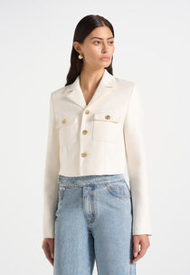 Daphina - Tailored Jacket - Cream