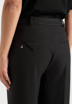 Julie - Tailored Twin Pleat Trousers - Black