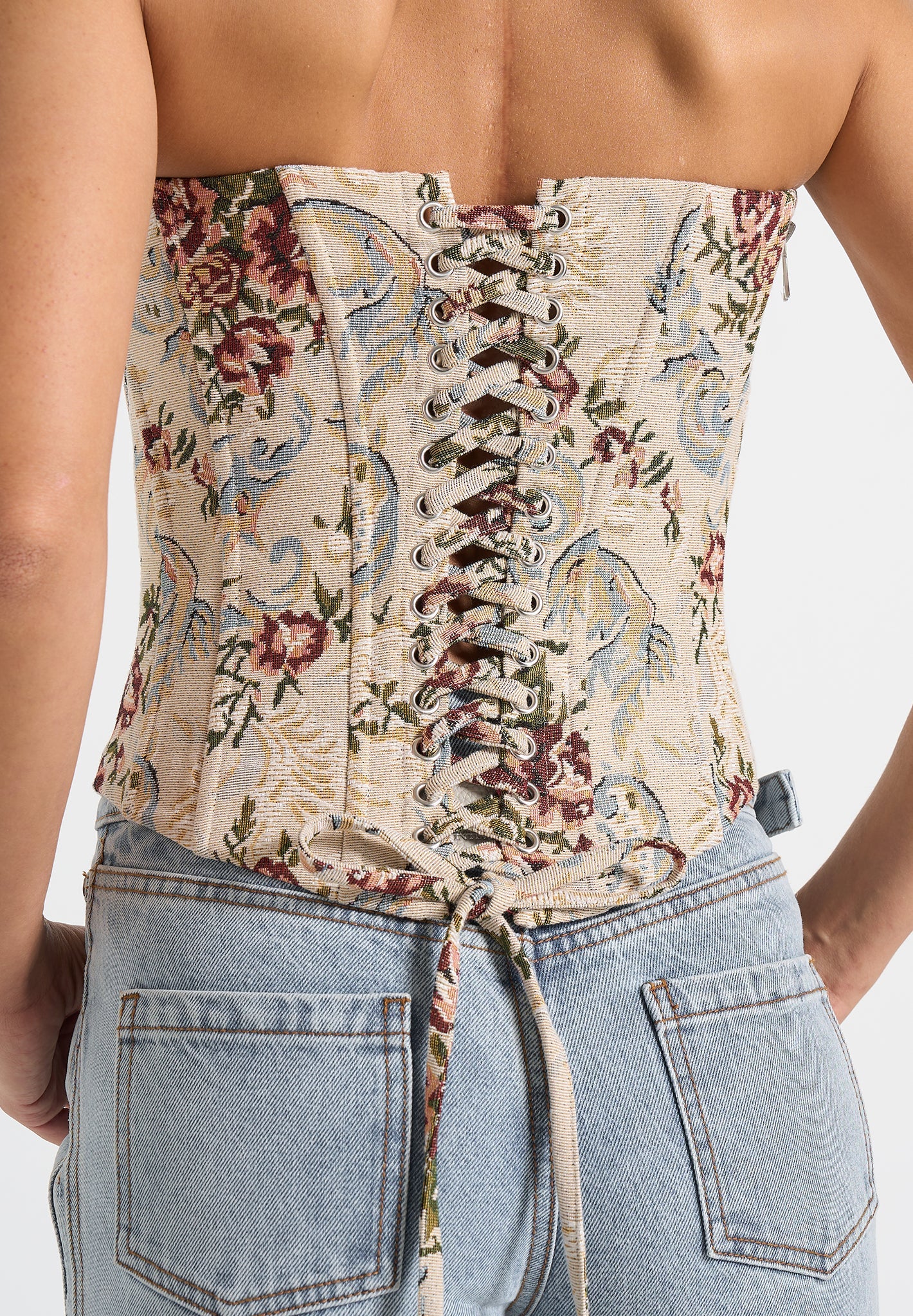 scarlett-tapestry-lace-up-corset-beige 