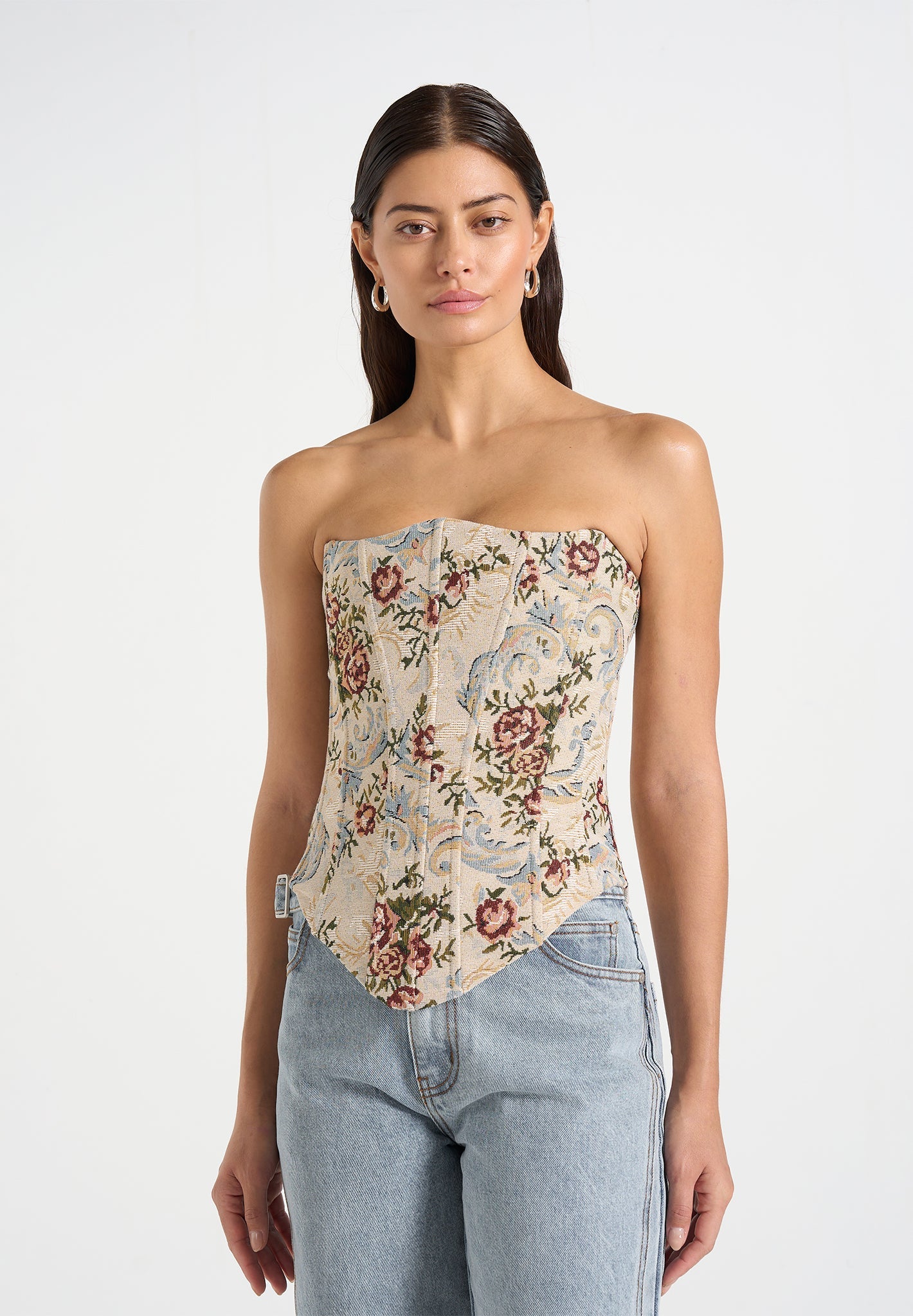 scarlett-tapestry-lace-up-corset-beige 