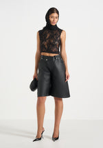 hazel-leather-wrapover-bermuda-shorts-black