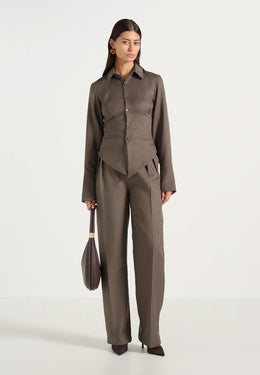 julie-houndstooth-twin-pleat-pants-brown