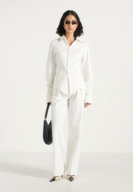 pinstripe-twin-pleat-tailored-pants-white
