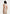 Irene - Collar Detail Cinched Waistcoat - Beige/White