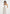 Elva - Smocked Waist Cotton Maxi Dress - White