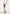 Anouk - Cap Sleeve Ring Detail Drape Mini Dress - White